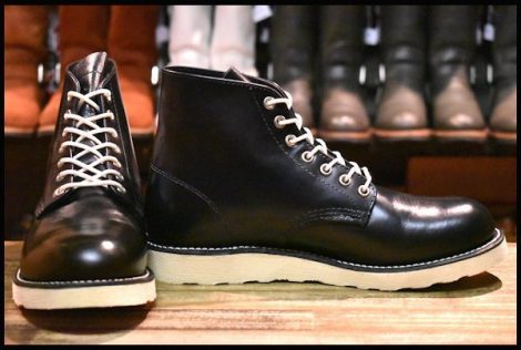 【8D 箱付 美品 FREAK’S STORE別注 限定 17年】レッドウィング 8823 アイリッシュセッター 黒 ガラスレザー ブーツ redwing HOPESMORE