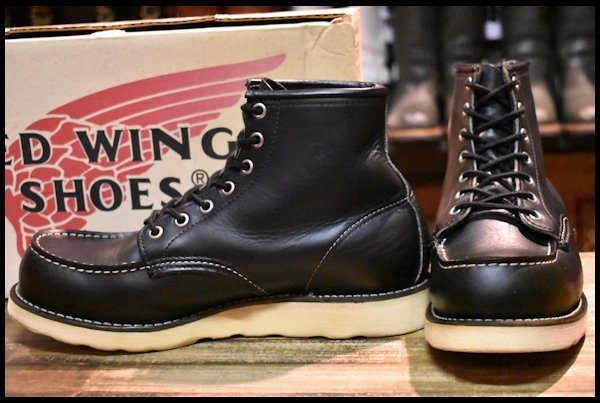 RED WING 90年代 四角犬タグ 8179 モックトゥ 8E ブーツ レッド