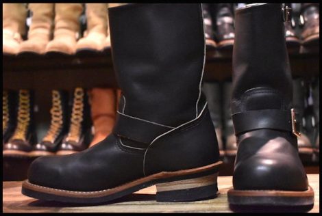 【6.5D 良品 14年】レッドウィング 9085 エンジニア 黒 ブラック ハーネス スチールトゥ ブーツ redwing 2268 HOPESMORE