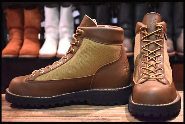 8EE 美品 白タグ】Danner ダナーライト 30420X 茶 ブラウン ゴアテック