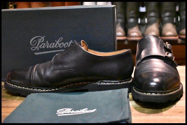 UK10.5 箱付 美品】Paraboot パラブーツ 981412 WILLIAM/MARCHEⅡ