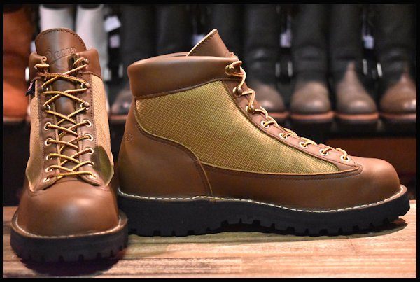 8EE 美品 白タグ】Danner ダナーライト 30420X 茶 ブラウン ゴアテック