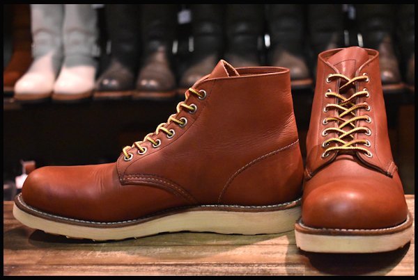 RED WING 8166 赤茶 プレーントゥー オロ・ラセット us7.5 Dアメカジ