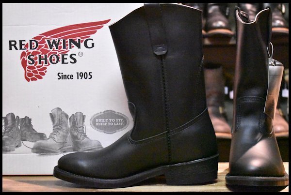 REDWING レッドウイング 8155 ペコスブーツ ブラック 7E検索用 - ブーツ