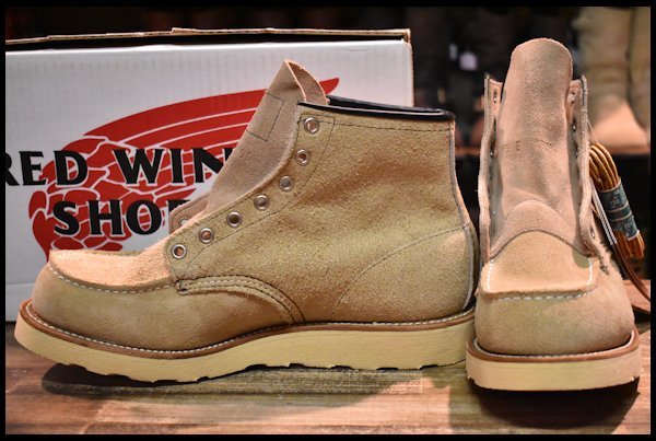 【9E 箱付 DEAD 犬タグ】レッドウィング 8173 スエード アイリッシュセッター ホーソーン ラフアウト モックトゥ ブーツ redwing  HOPESMORE