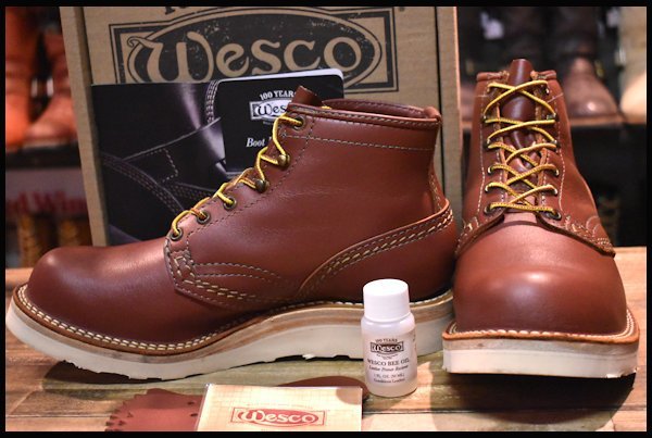 8.5E 箱付 美品 22年】WESCO ウエスコ カスタムジョブマスター レッド