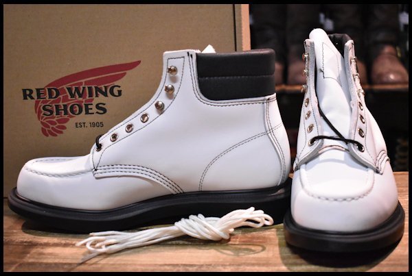 RED WING レッドウィング スーパーソール 8808 白 BEAMS 別注 - ブーツ