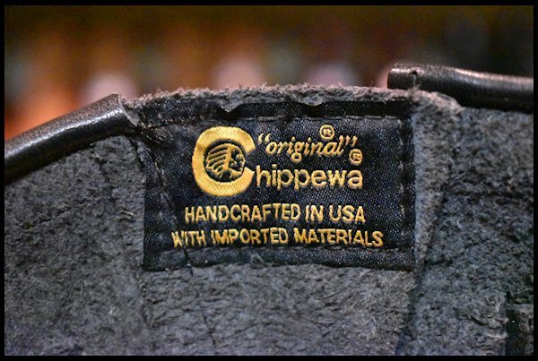 【9E 未使用 黒タグ】Chippewa チペワ 1901M10 ショートエンジニア 7インチハイト ブラック 黒 スチールトゥ 2976 ブーツ  HOPESMORE