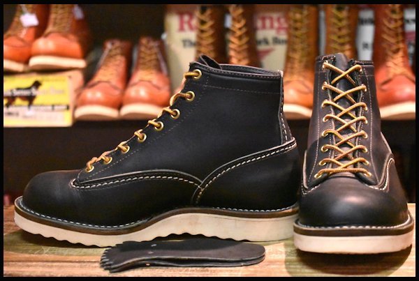 【6.5D 美品 旧ロゴ 97年】WESCO ウエスコ カスタムジョブマスターLTT ブラック 黒 ビブラム1010シングル 編み上げ ブーツ  HOPESMORE