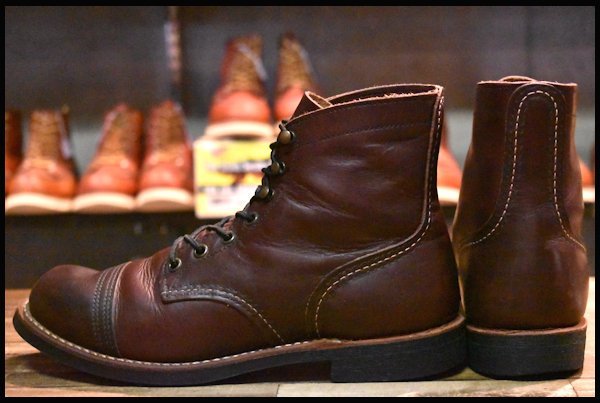 【8D 良品 17年】レッドウィング 8119 アイアンレンジャー オックスブラッドメサ キャップトゥ アイアンレンジ ブーツ redwing  HOPESMORE