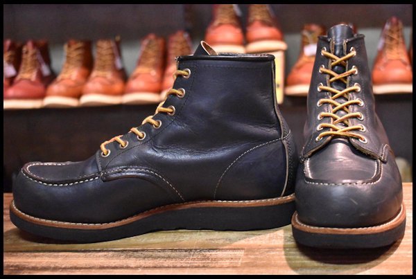 【8E 良品 14年】レッドウィング 8853 アイリッシュセッター インディゴ ポーテージ ネイビー 青 モックトゥ ブーツ redwing  HOPESMORE