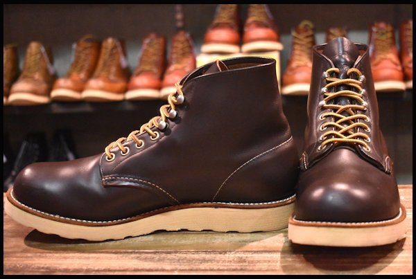 RED WING◇レースアップブーツ 27cm BRW レザー 8876 【お買得