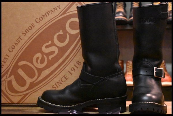 WESCO ウエスコ boss ボス ブラック 11インチハイト エンジニア-