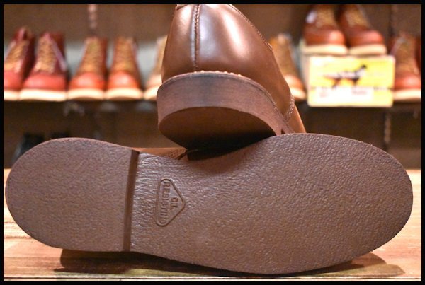 【8.5D 未使用 11年】レッドウィング 9202 ガレージマン シューズ 茶 チョコレート シャパラル ローカット 短靴 ブーツ redwing  HOPESMORE