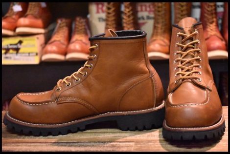 【8D 美品 14年】レッドウィング 8147 アイリッシュセッター オロイジナル ラグソール ビブラム モックトゥ ブーツ redwing HOPESMORE