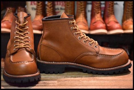 【8D 美品 14年】レッドウィング 8147 アイリッシュセッター オロイジナル ラグソール ビブラム モックトゥ ブーツ redwing HOPESMORE