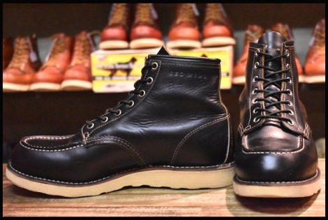 【9E 良品 12年】レッドウィング 9874 アイリッシュセッター ブラック クローンダイク モックトゥ 編み上げ ブーツ redwing HOPESMORE