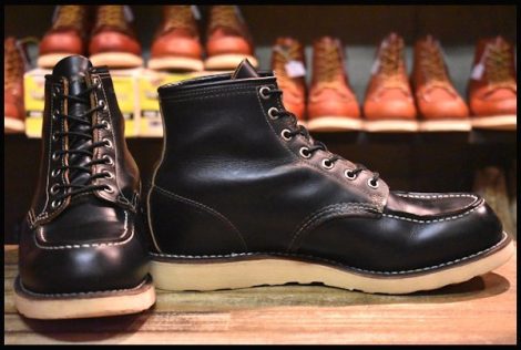 【9E 良品 12年】レッドウィング 9874 アイリッシュセッター ブラック クローンダイク モックトゥ 編み上げ ブーツ redwing HOPESMORE