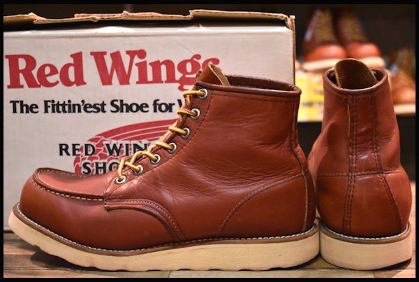 RED WING 875アイリッシュセッター半円犬タグ 94年製オロラセット ...