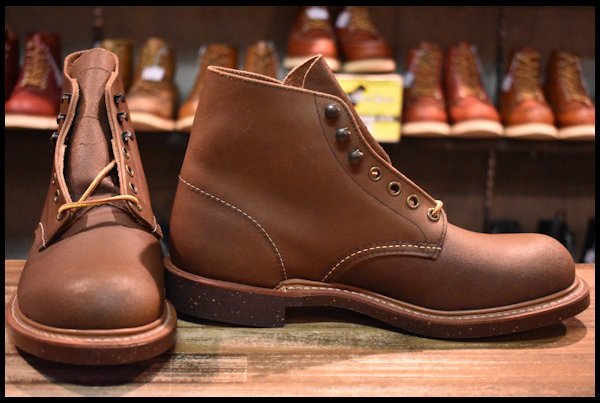 【7.5D 未使用 14年】レッドウィング 8015 ブラックスミス ブラウン スピットファイヤー プレーントゥ ブーツ redwing  HOPESMORE