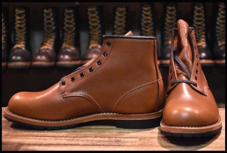 【9.5D 未使用 17年】レッドウィング 9016 ベックマン ブーツ シガー フェザーストーン プレーントゥ redwing HOPESMORE