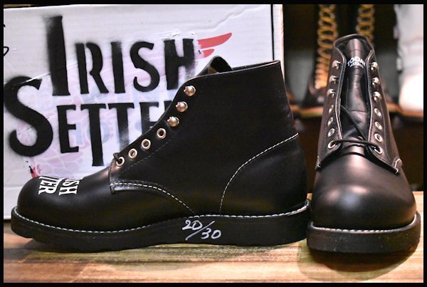 【8D 箱付 未使用 TODAY edition 限定 20年】レッドウィング 8165 アイリッシュセッター ブーツ ブラッククローム redwing HOPESMORE