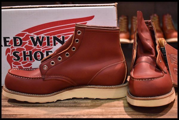 【8D DEAD 半円犬タグ 96年】レッドウィング 875 アイリッシュセッター 赤茶 オロラセット モックトゥ ブーツ redwing HOPESMORE