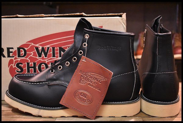 流行に RED WING◇ブーツ/US9.5/BLK/8130 27.5cm - kintarogroup.com