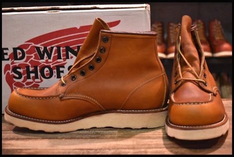 【8.5D DEAD サイド羽タグ 98年】レッドウィング 875 アイリッシュセッター 茶 オロイジナル モックトゥ ブーツ redwing HOPESMORE