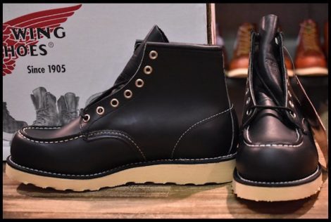 【7E DEAD Y’s別注 02年】レッドウィング 8179 アイリッシュセッター 黒 ブラッククローム モックトゥ ブーツ redwing HOPESMORE