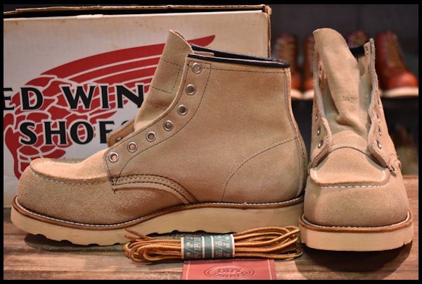 犬タグ RED WING 8173 スウェード モックトゥ ブーツ - usbcell.com.uy