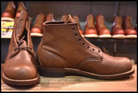 【8D 箱付 DEAD 100周年限定 04年】レッドウィング 8285 レースアップブーツ ブラウン 編み上げ ブーツ redwing HOPESMORE