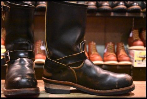 【9D 良品 14年】レッドウィング 9268 エンジニア 黒 ブラック クローンダイク スチールトゥ ブーツ redwing HOPESMORE