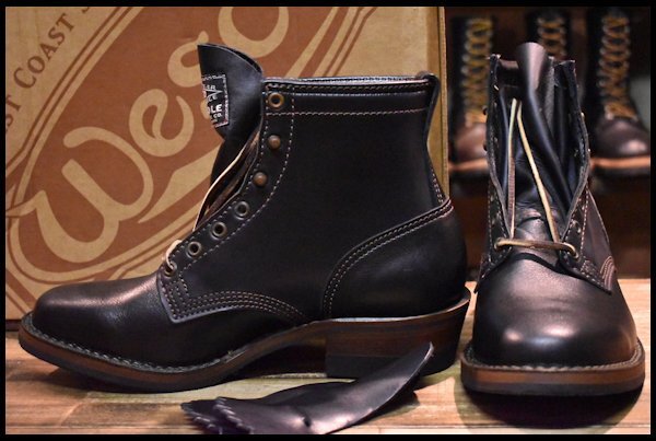 【8E DEAD 限定 15年】WESCO ウエスコ フライトマスター 黒 ブラック コードバン ジョブマスター レースアップ ブーツ  HOPESMORE