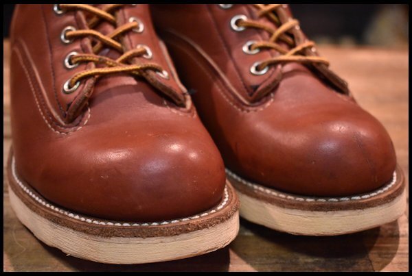 【7D 良品 08年】レッドウィング 2907 ラインマン 赤茶 オロラセット レースアップ 編み上げ LTT ブーツ redwing  HOPESMORE