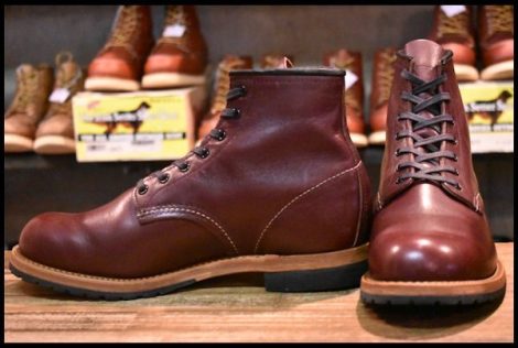 【8.5D 美品 18年】レッドウィング 9411 ベックマン ブラックチェリー フェザーストーン プレーントゥ ブーツ 9011 redwing HOPESMORE