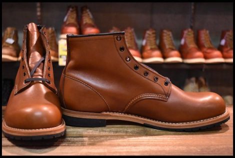 【12D 未使用 18年】レッドウィング 9416 ベックマン シガー フェザーストーン プレーントゥ 編み上げ ブーツ 9016 redwing HOPESMORE