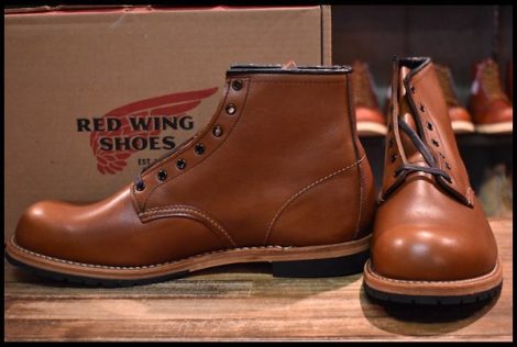 【12D 未使用 18年】レッドウィング 9416 ベックマン シガー フェザーストーン プレーントゥ 編み上げ ブーツ 9016 redwing HOPESMORE