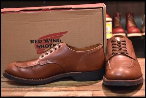 【9D 箱付 美品 18年】レッドウィング 8071 1930’s スポーツ オックスフォード シガーリタン モックトゥ 短靴 ブーツ redwing HOPESMORE