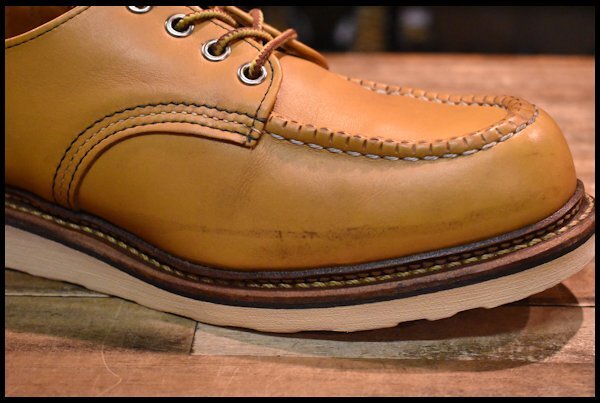 【8D 良品 11年】レッドウィング 8108 オックスフォード メイズ マスタング 黄色 モックトゥ ローカット 短靴 ブーツ redwing  HOPESMORE