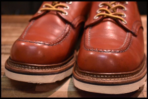 【7D 箱付 良品 17年】レッドウィング 8103 オックスフォード 赤茶 オロラセット モックトゥ ローカット 短靴 ブーツ redwing  HOPESMORE