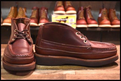 【6.5E 箱付 美品】RUSSELL MOCCASIN ラッセルモカシン スポーティングクレーチャッカ 200-27W タン クロムエクセル 短靴 ブーツ HOPESMORE