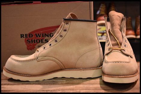 【10E 未使用 11年】レッドウィング 8173 スエード アイリッシュセッター ホーソーン ラフアウト モックトゥ ブーツ redwing HOPESMORE