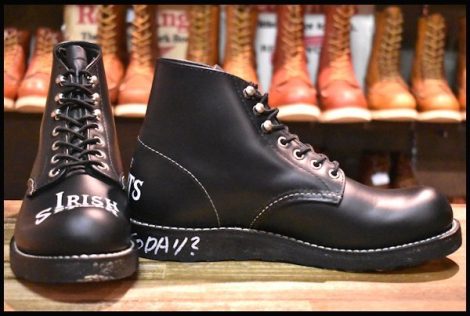 【7.5D 箱付 美品 TODAY edition 30足限定 19年】レッドウィング 8165 アイリッシュセッター ブラッククローム ブーツ redwing HOPESMORE