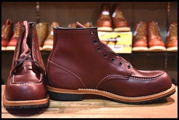 【11.5D 箱付 未使用 10年】レッドウィング 9010 ベックマン ブラックチェリー フェザーストーン モックトゥ ブーツ redwing  HOPESMORE