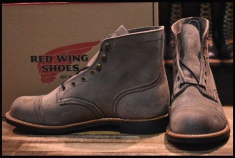 【9D 箱付 未使用 22年】レッドウィング 8087 アイアンレンジャー ミュールスキナーラフアウト 編み上げ ブーツ redwing HOPESMORE