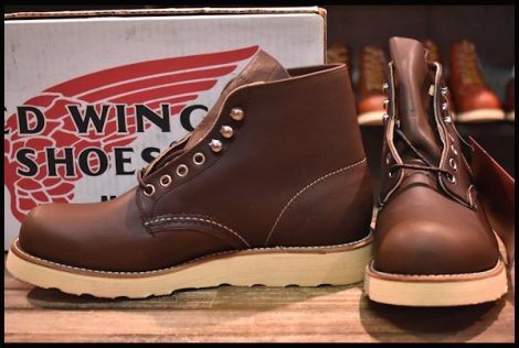 【7D 箱付 DEAD 羽タグ】レッドウィング 8163 アイリッシュセッター 茶 ブラウン ベルバブーマー プレーントゥ ブーツ redwing HOPESMORE