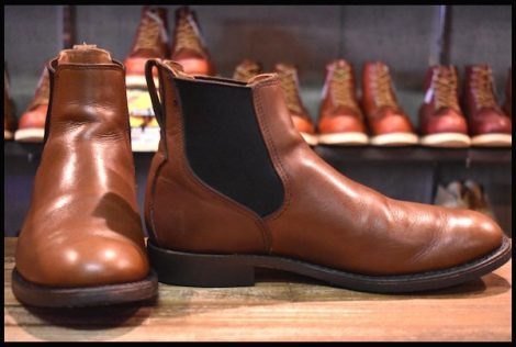 【9D 箱付 良品 16年】レッドウィング 9078 Mil-1 Congress Boots チーク サイドゴア ミルワン ブラウン 茶 ブーツ redwing HOPESMORE