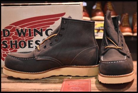 【7.5E DEAD サイド羽タグ 00年】レッドウィング 2880 アイリッシュセッター ヌバック ダークブラウン モック ブーツ redwing HOPESMORE