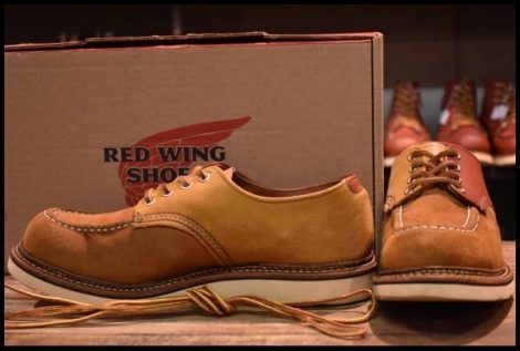 【9D 箱付 良品 アローズ別注 13年】レッドウィング 8098 スエード オックスフォード モック 短靴 ローカット ブーツ redwing HOPESMORE